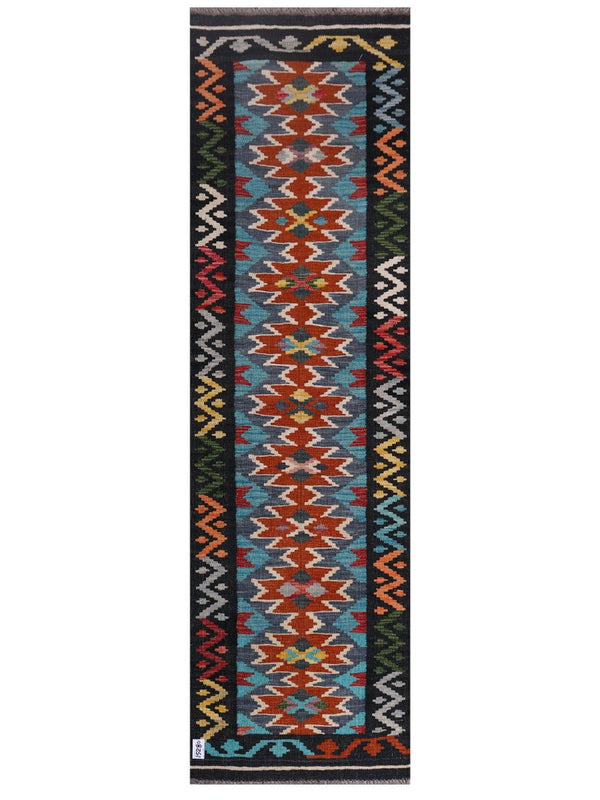 Maimana Afghanistan Kilim Runner - 252 x 73 cm