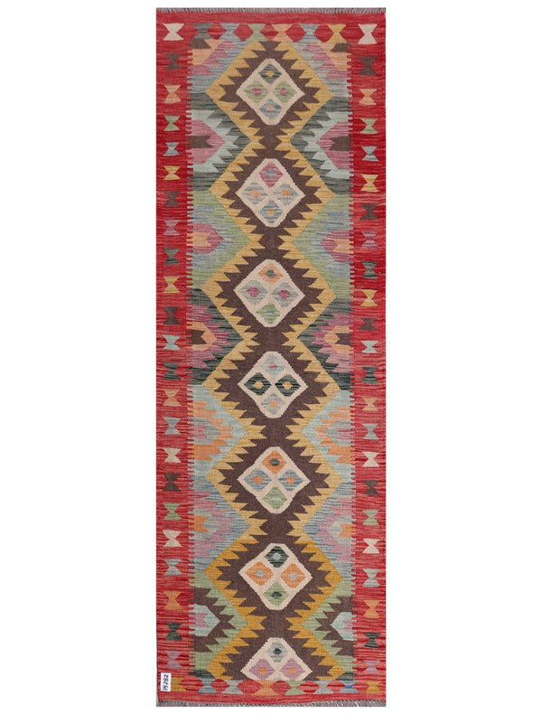 Maimana Afghanistan Kilim Runner - 247 x 83 cm
