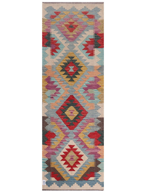 Maimana Afghanistan Kilim Runner - 248 x 83 cm