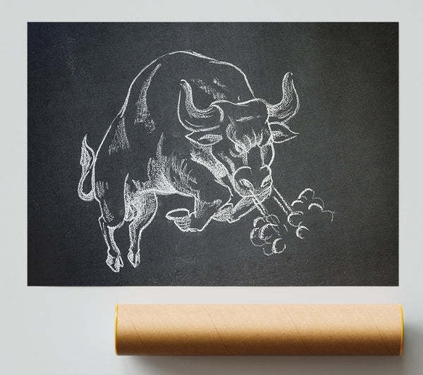 Angry Bull Poster