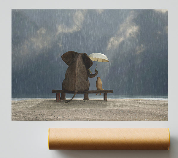 Helpful Elephant Print