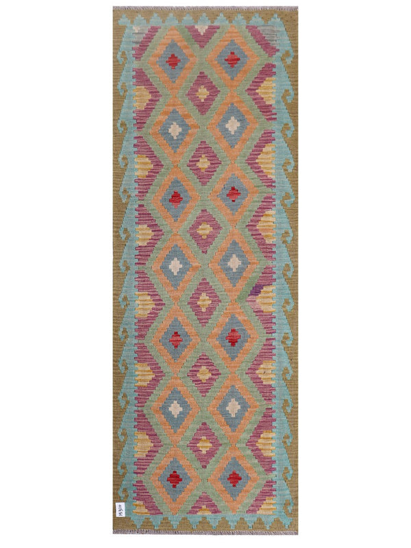 Maimana Afghanistan Kilim Rug - 240 x 86 cm