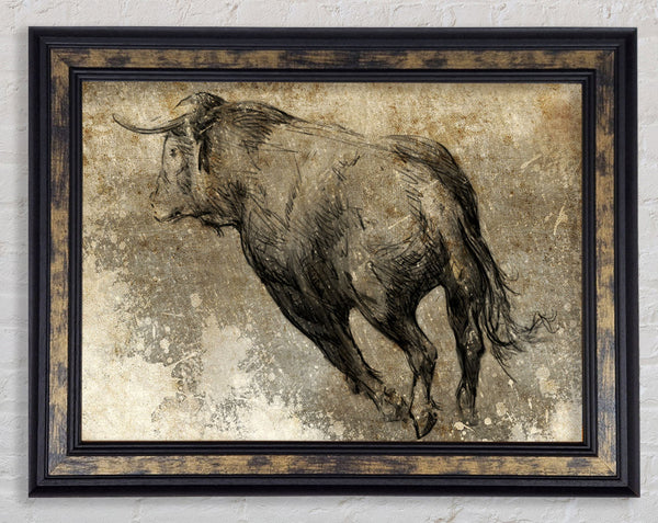 Bull Run Framed Print