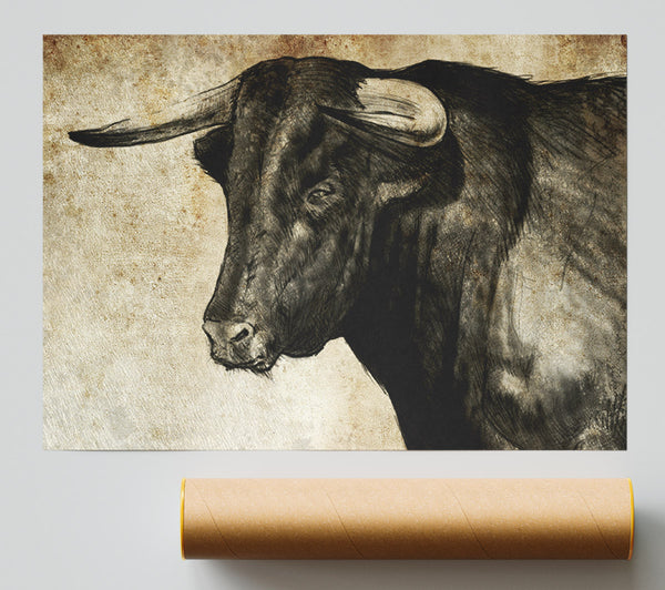 Bull Horns Poster
