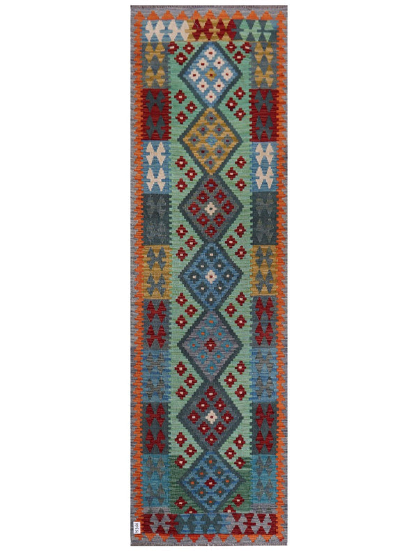 Maimana Afghanistan Kilim Runner - 294 x 87 cm