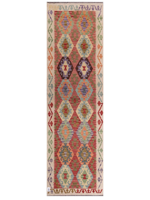Maimana Afghanistan Kilim Runner - 293 x 87 cm