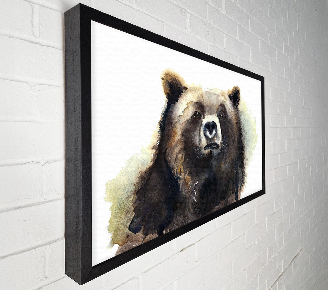  A Canvas Print of Grumpy Bear Canvas Print