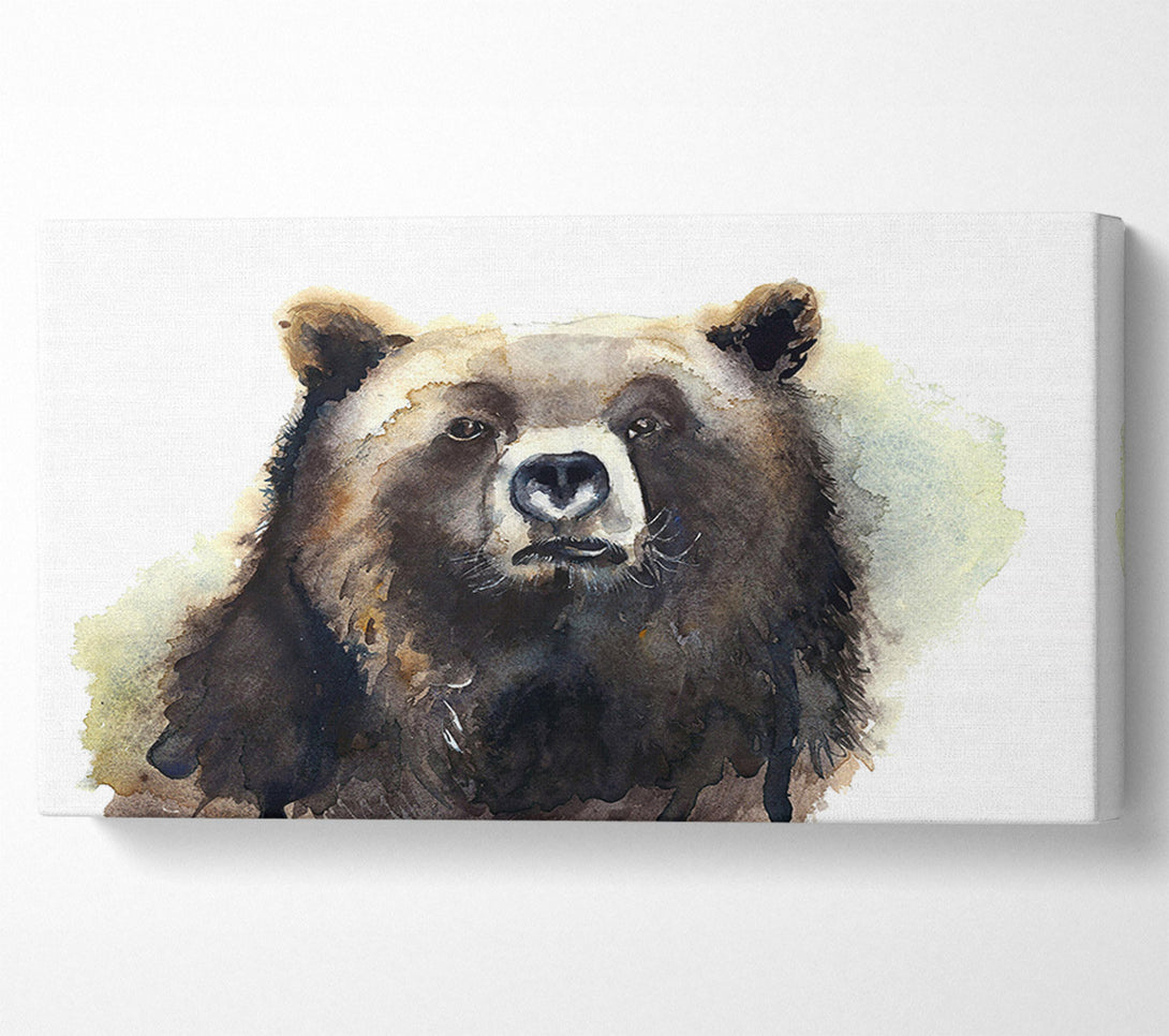  A Canvas Print of Grumpy Bear Canvas Print