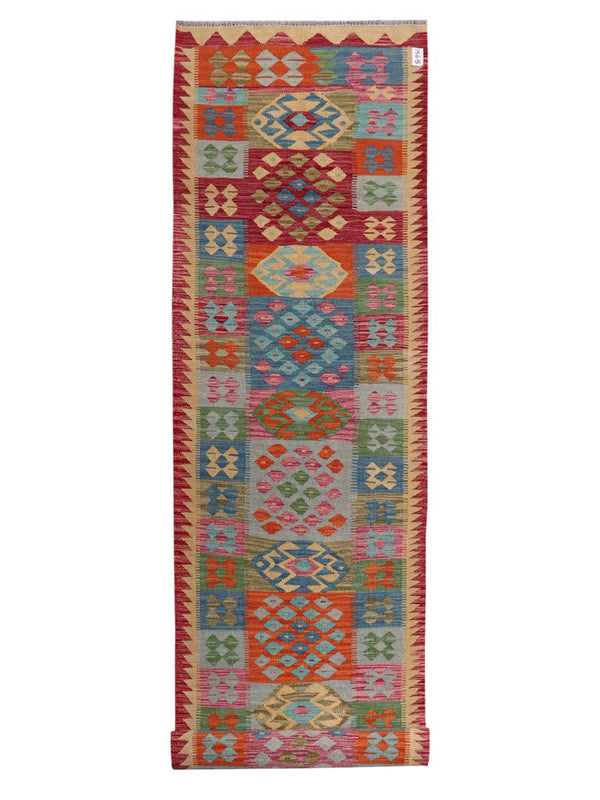 Maimana Afghanistan Kilim Runner - 483 x 86 cm