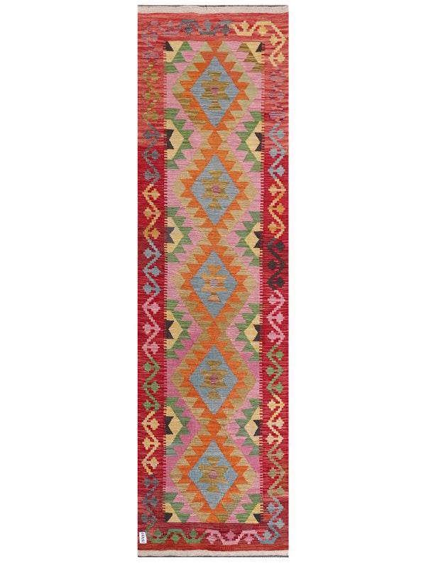 Maimana Afghanistan Kilim Runner - 291 x 81 cm