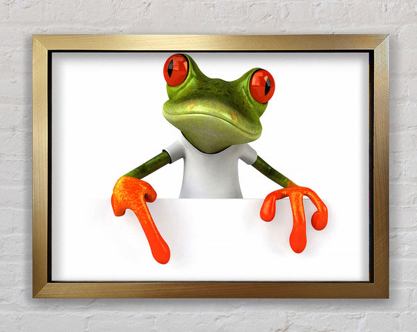 Frog What Framed Print