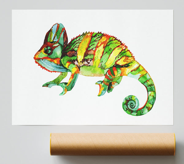 Chameleon Colours Giclee Print
