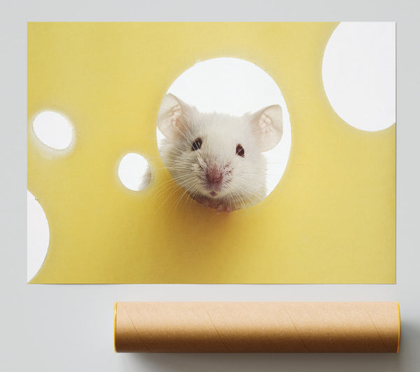 Cheesy Mouse Print