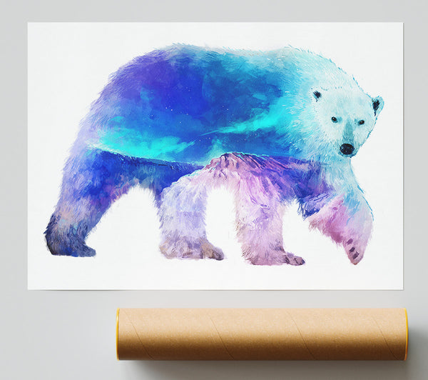 Polar Bear Glory Print