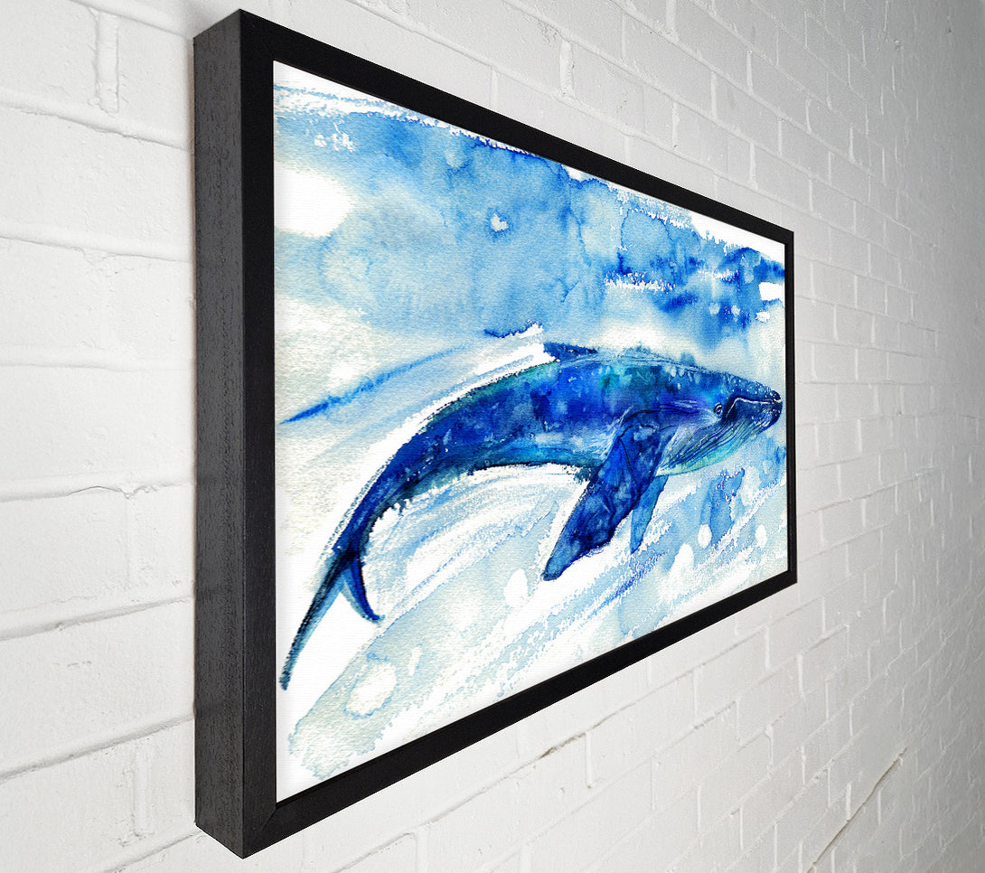  A Canvas Print of Whale Painting Canvas Art