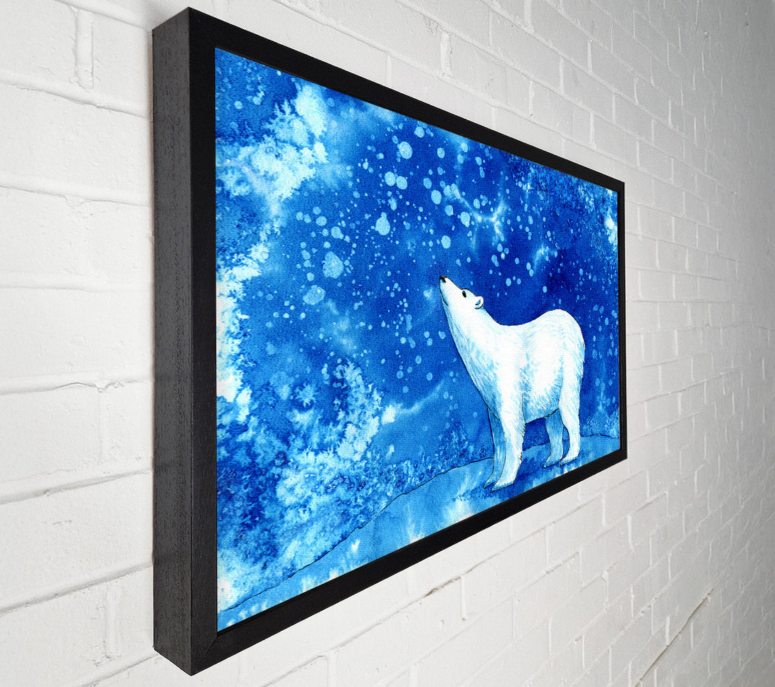  A Canvas Print of Magical Polar Bear Canvas Print