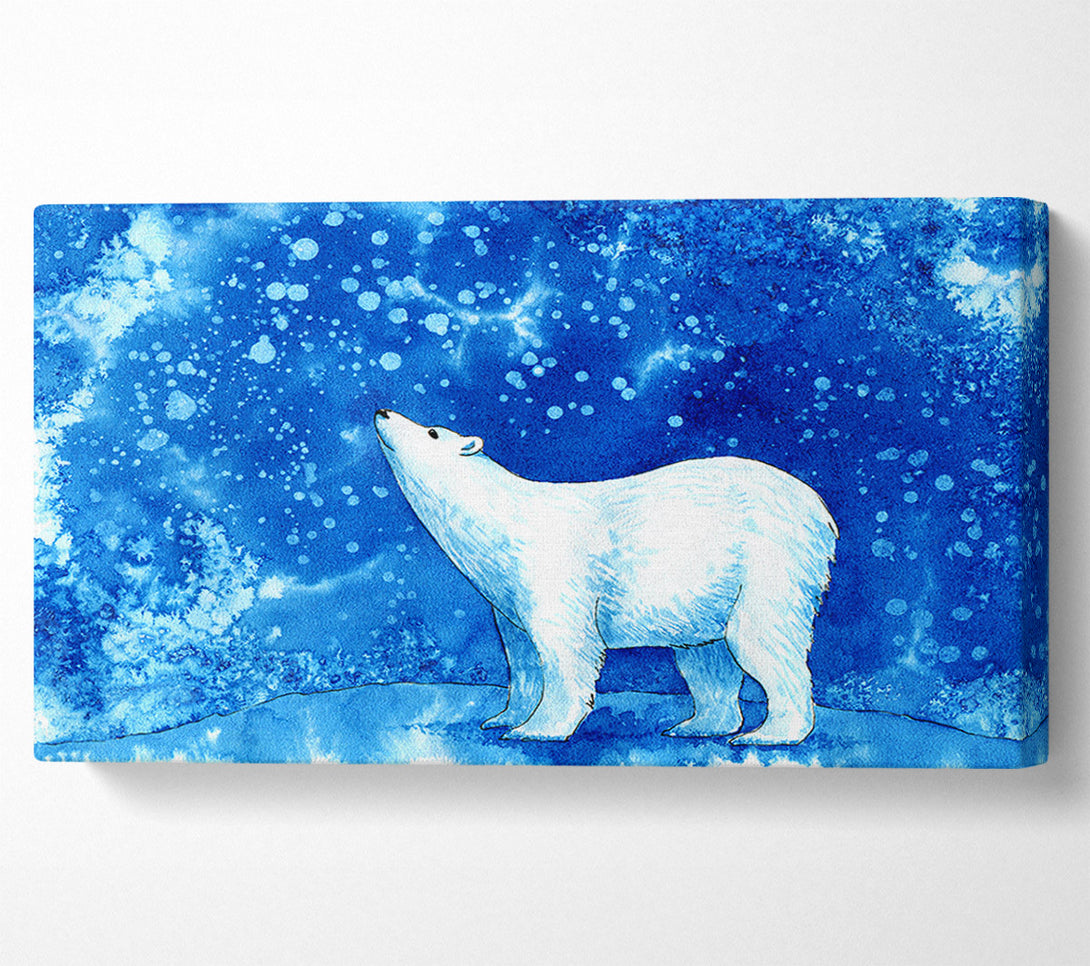  A Canvas Print of Magical Polar Bear Canvas Print