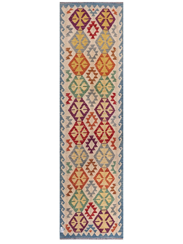 Maimana Afghanistan Kilim Runner - 298 x 81 cm