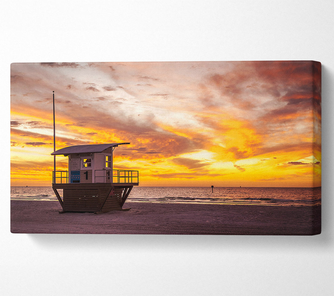  A Canvas Print of Watchers Tower Sunset Canvas Wall Art