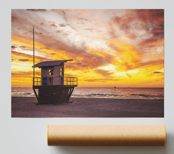 Watchers Tower Sunset Print