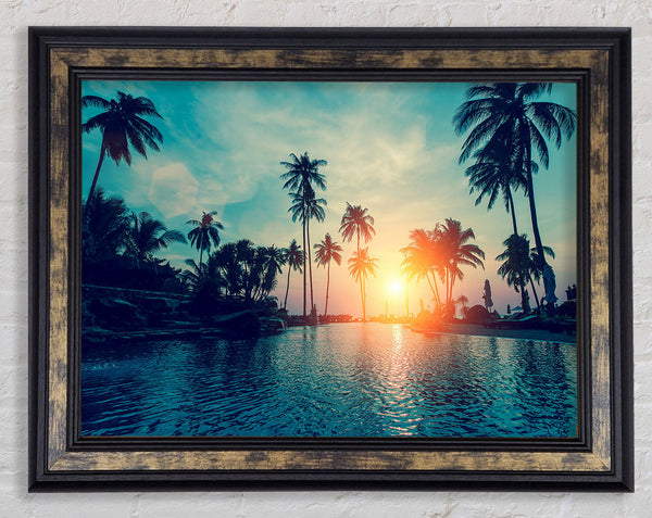 As The Sun Goes Down 2 Framed Print