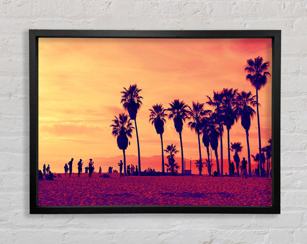 Sonnenuntergang in Santa Monica