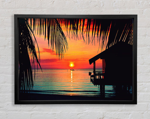 Paradise Living Framed Print