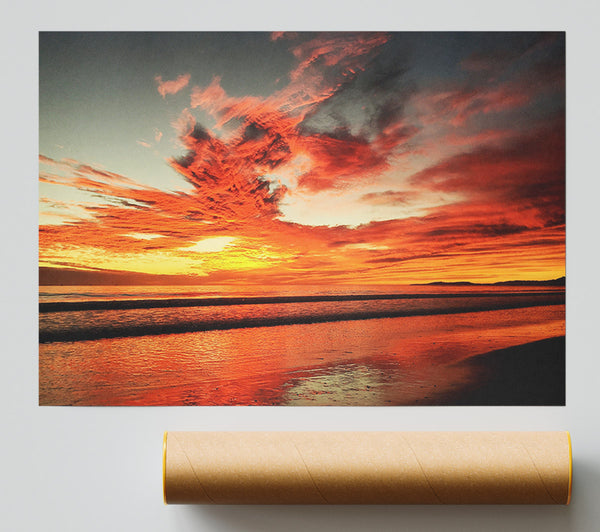Red Sky At Night Print