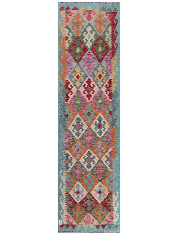 Maimana Afghanistan Kilim Runner - 307 x 84 cm