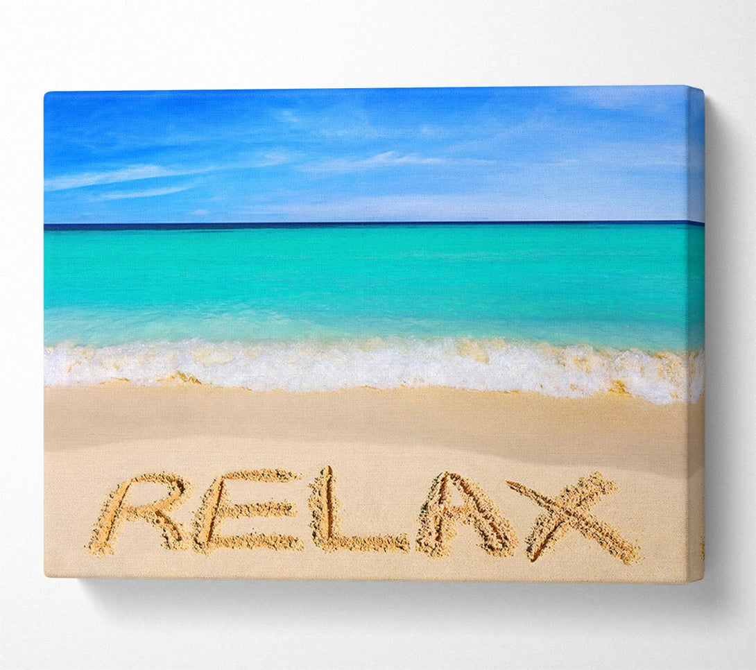  A Canvas Print of Relax Canvas Print