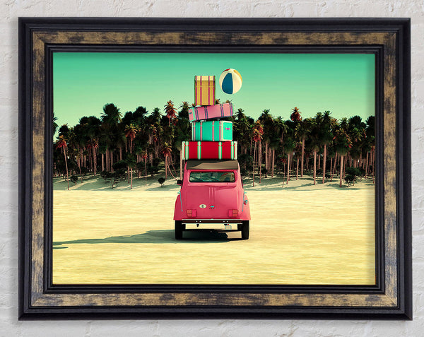 Packed To Go To The Beach Framed Print