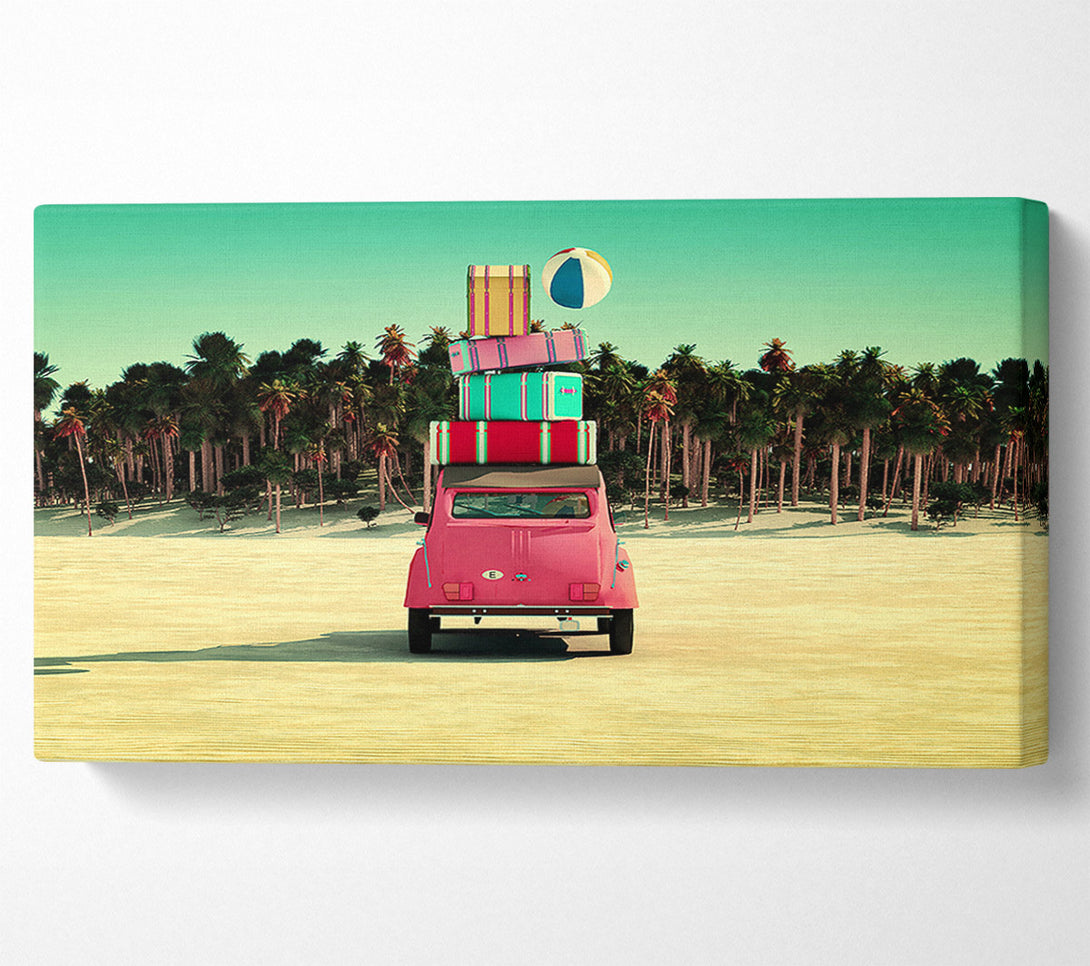  A Canvas Print of Packed To Go To The Beach Canvas Wall Art