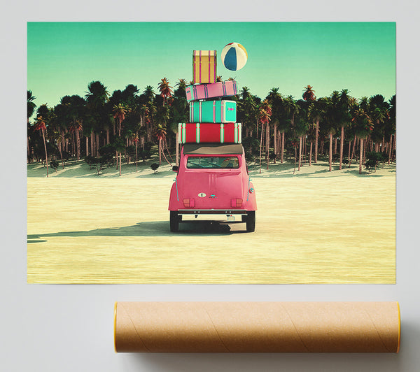 Packed To Go To The Beach Giclee Print