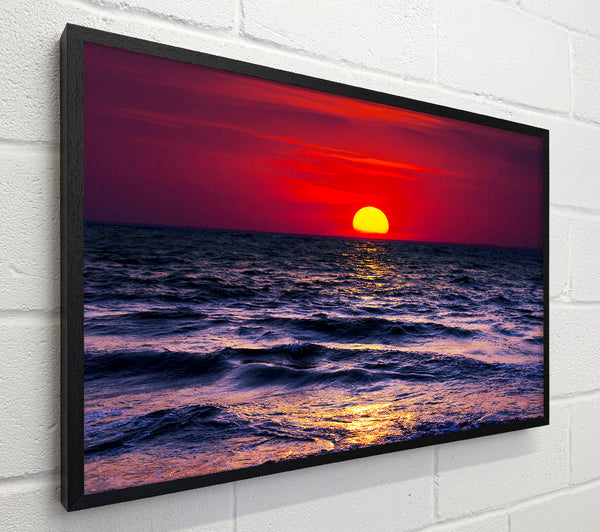Golden Sunset Ocean