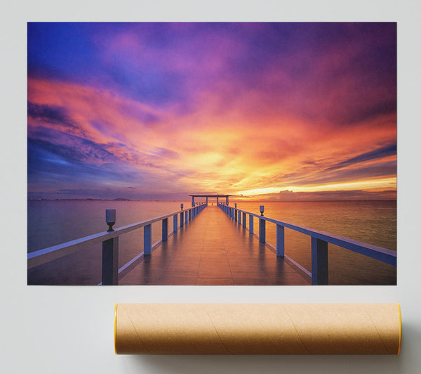 Tranquil Glow Poster