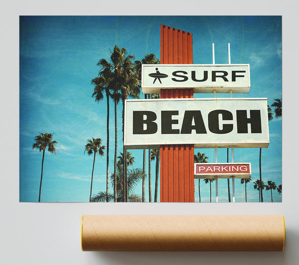 Retro Surf Print