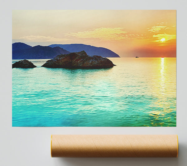 Monuments Of The Ocean Print