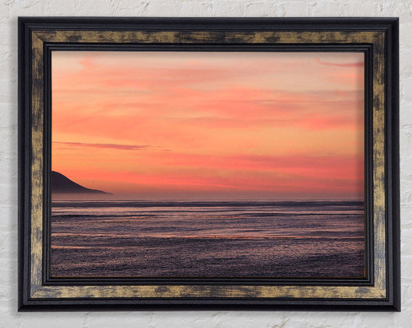 Pink Skies Framed Print