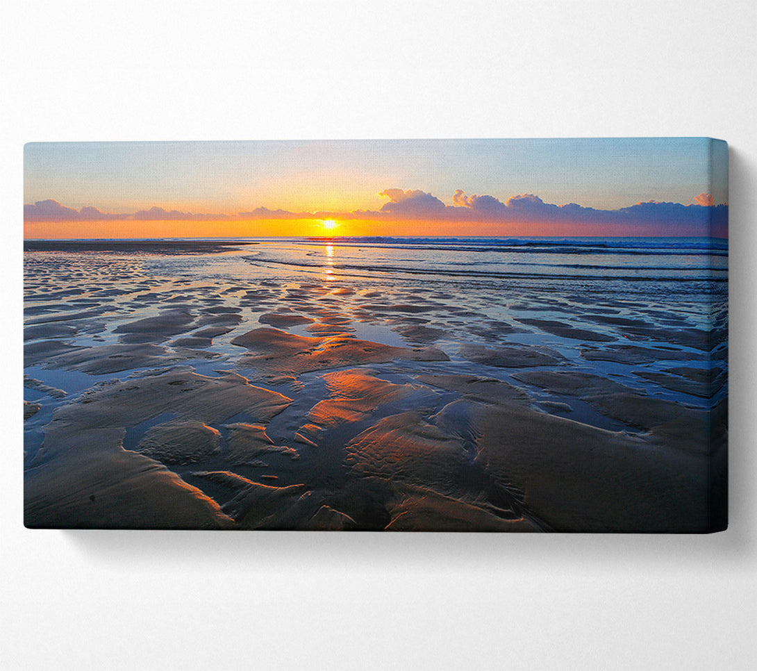  A Canvas Print of Sun Beam Sands Canvas Wall Art