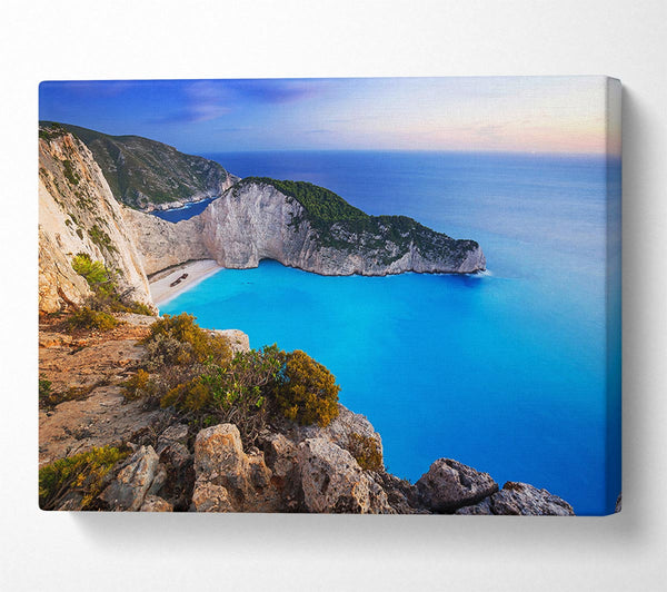  A Canvas Print of Perfect Beach Hideaway Canvas Print