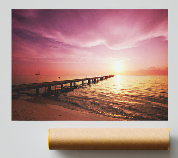 Sailboat Ocean Print