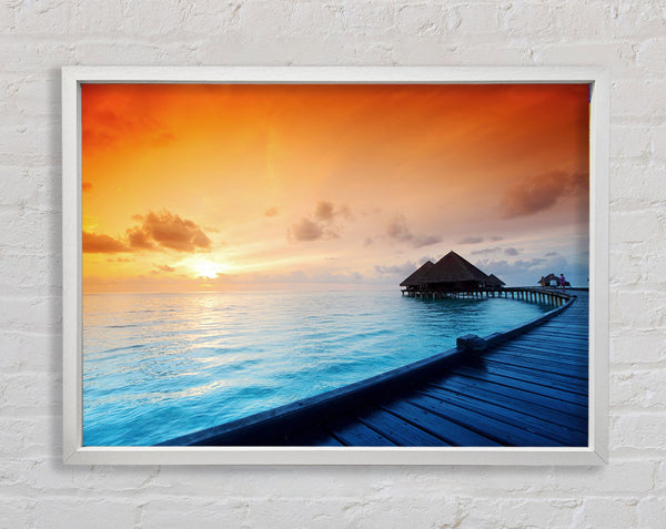 Living In Paradise Framed Print