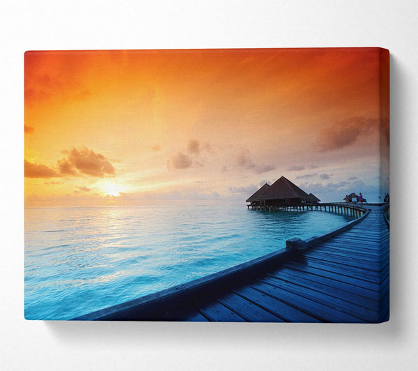  A Canvas Print of Living In Paradise Canvas Print