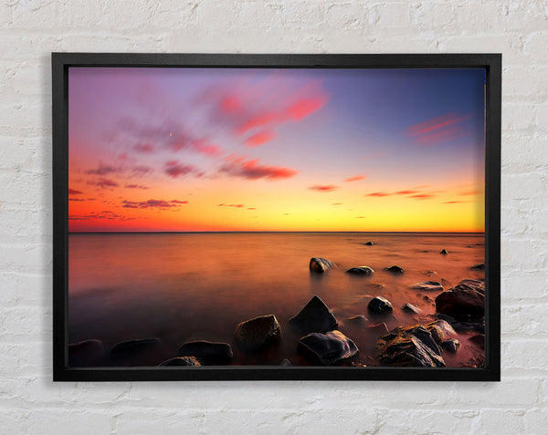 Rocks Of Time Framed Print