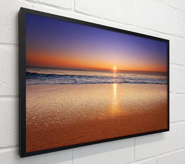 Distant Ocean Sunset