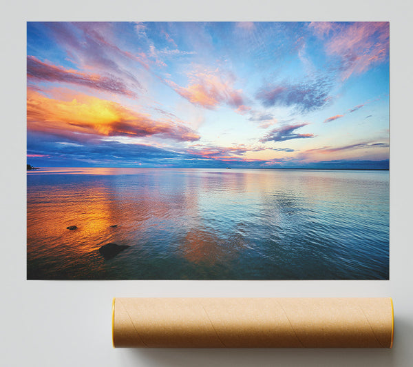 Nothing But Ocean Skies Print