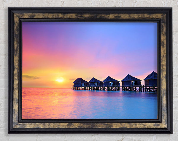 At The End Of A Hard Day Framed Print