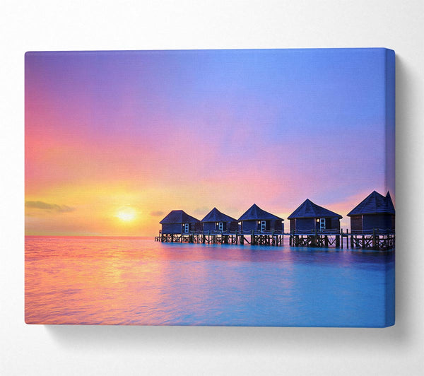  A Canvas Print of At The End Of A Hard Day Canvas Art