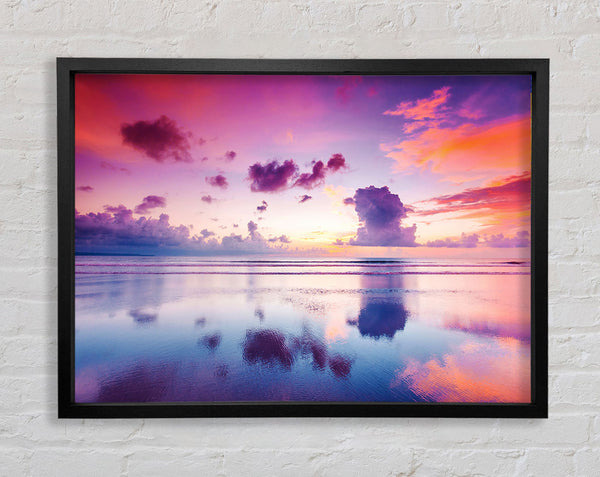 Reflections Of Paradise Framed Print