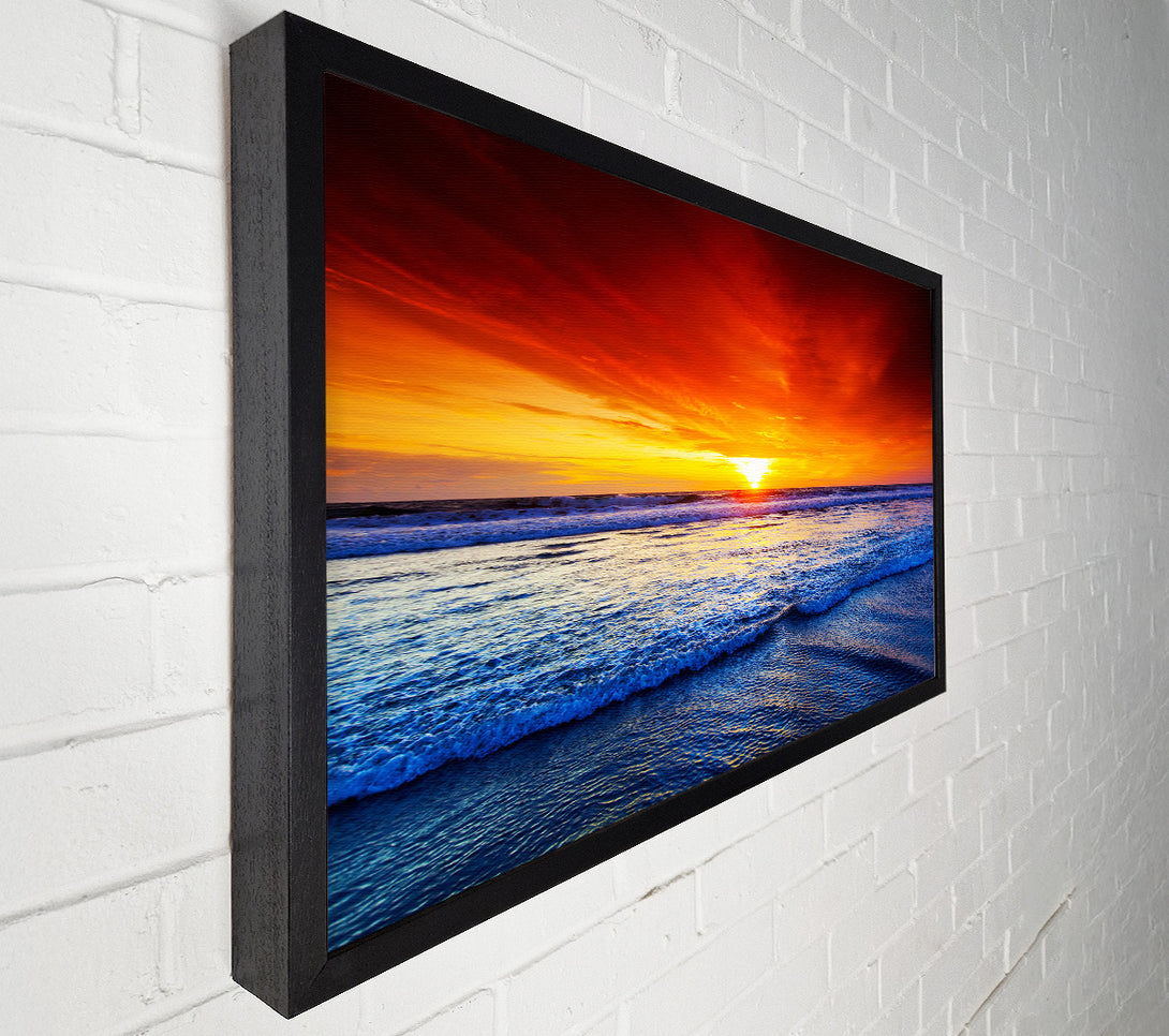  A Canvas Print of Fierce Ocean Skies Canvas Wall Art